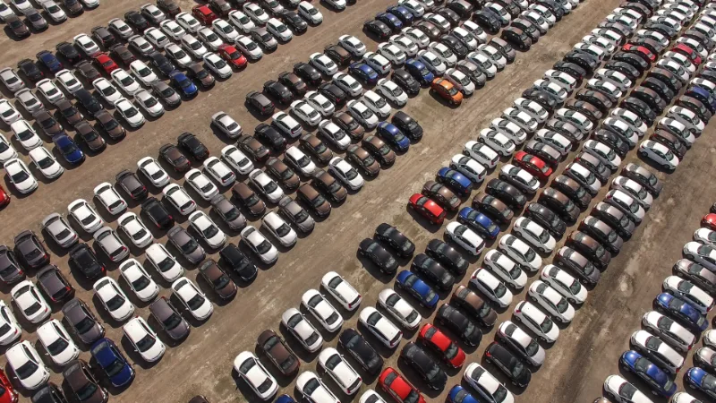 Carpa flotas de coches.